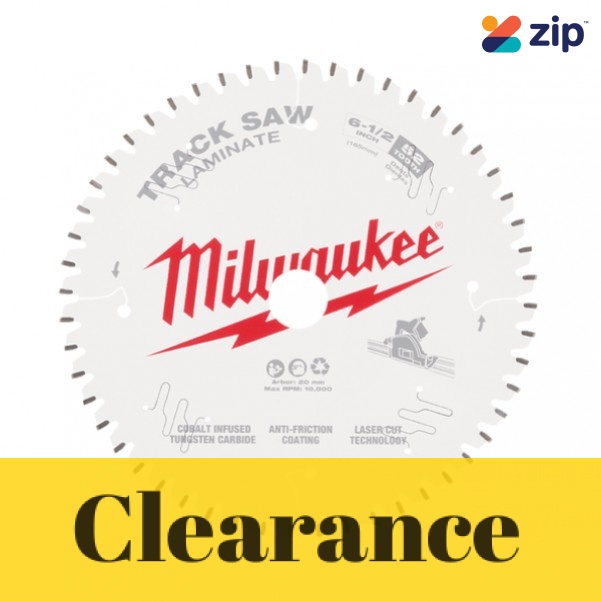 Milwaukee 48400643 - 165MM 6-1/2" 52T Laminate Track Saw Blade Milwaukee Accessories